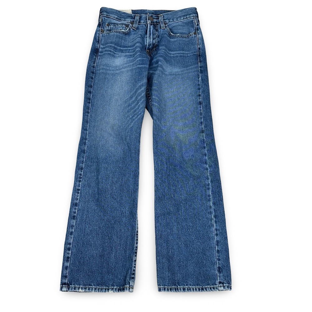 Hollister The Hollister Boot Blue Denim Jeans Mens 28x30 Y2K Bootcut Medium Wash